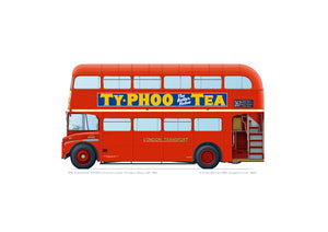 Routemaster RM1074 1962 A3 print