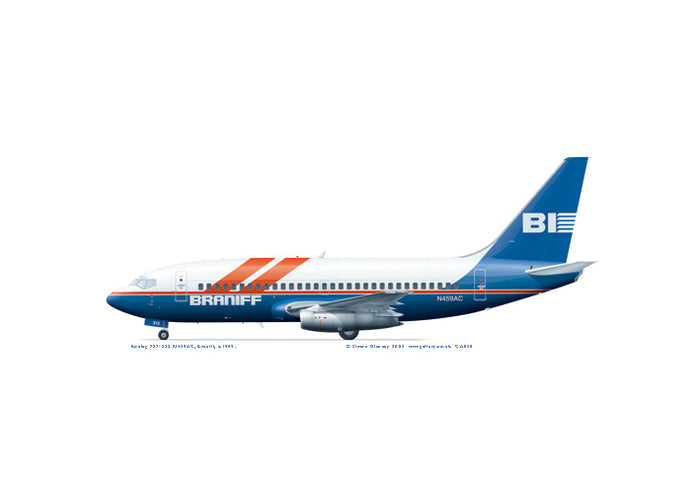 Boeing 737-222 Braniff