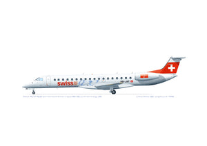 Embraer ERJ-145 Swiss International HB-JAY '600th ERJ' 