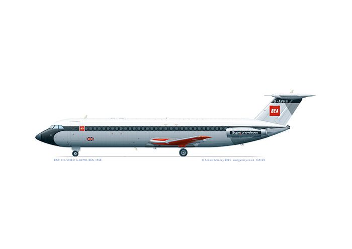BAC 111-501ED BEA