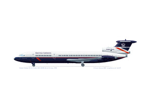 Hawker Siddeley Trident 3B G-AWZK British Airways 'Landor' 1988