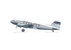 Douglas DC-3 Continental Airlines N16061