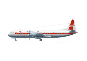 Lockheed L-188 Electra N172PS PSA Pacific Southwest