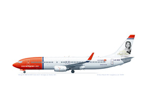 Boeing 737-800 Norwegian Air Shuttle LN-NOD