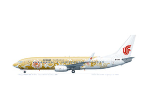 Boeing 737-800 Air China B-5390 Gold Peony