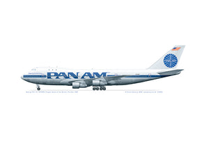 Boeing 747-100 N735PA Pan Am 1987