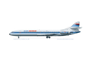 Sud Caravelle 12 F-GCVM Air Inter 1989.