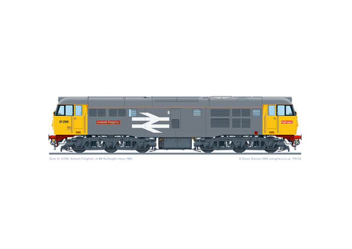 Class 31 31296 'Amlwch Freighter'