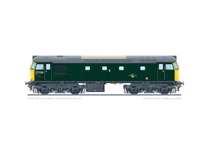 Class 27 27024 BR green with full yellow ends