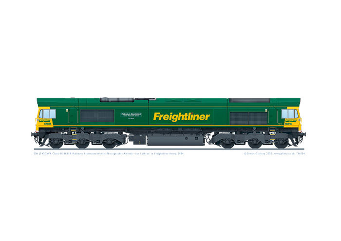 Class 66 66618 (2004) 'Railways Illustrated Annual Photographic Awards Ian Lothian'