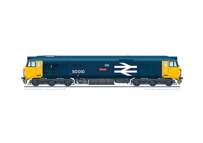 Class 50 50010 'Monarch'