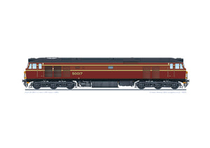Class 50 50017 LMS crimson