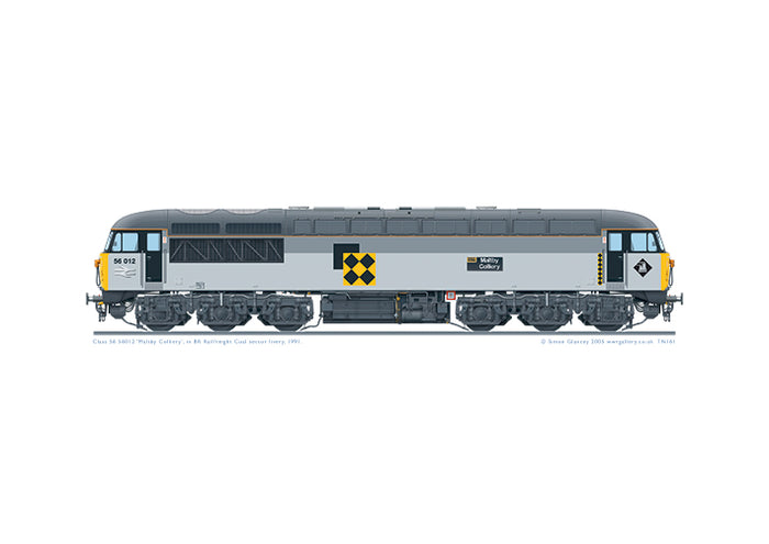 Class 56 56012 'Maltby Colliery'