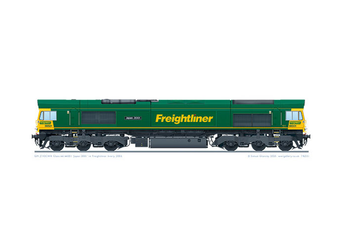 Class 66 66501 'Japan 2001'