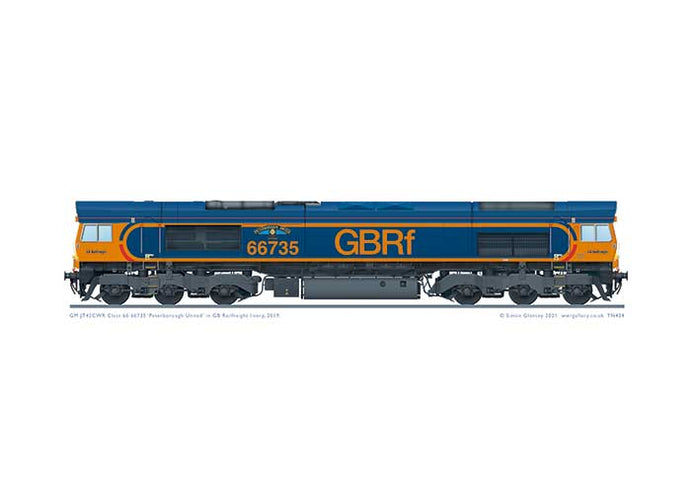 Class 66 66735 'Peterborough United'