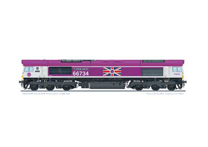 Class 66 66734 'Platinum Jubilee'