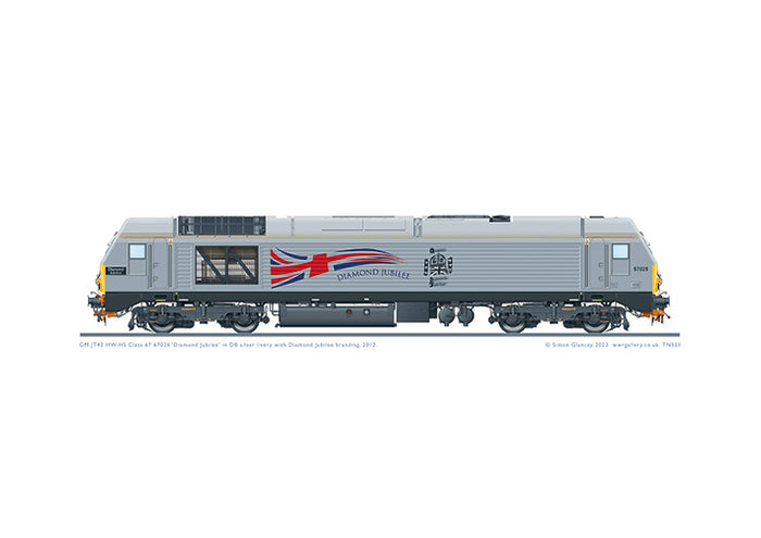 Class 67 67026 'Diamond Jubilee', 2012