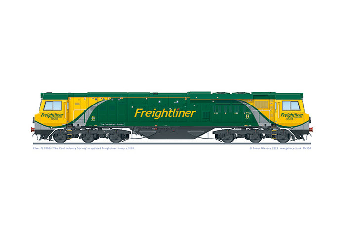 Class 70 70004 Freightliner (updated version)