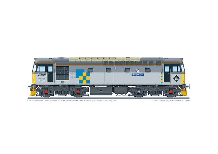 Class 33 Crompton 33050 'Isle of Grain'