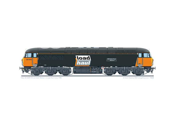 Class 56 56045 Load Haul 'British Steel Shelton'
