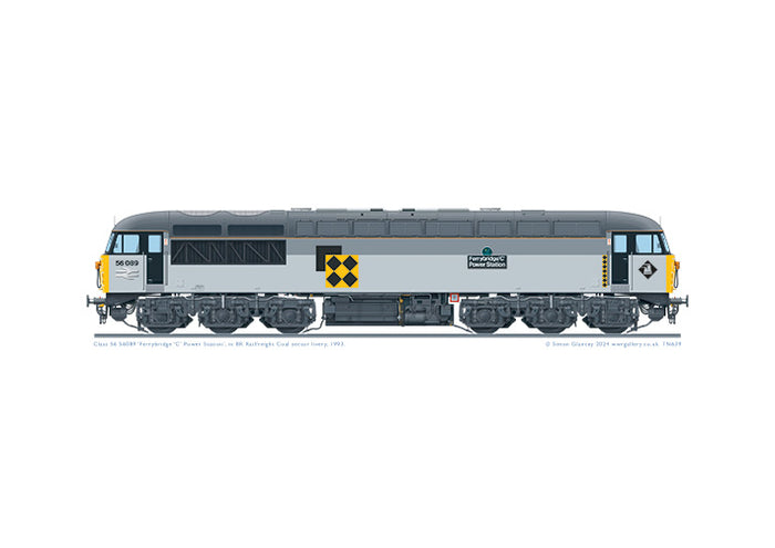 Class 56 56089 'Ferrybridge C Power Station'