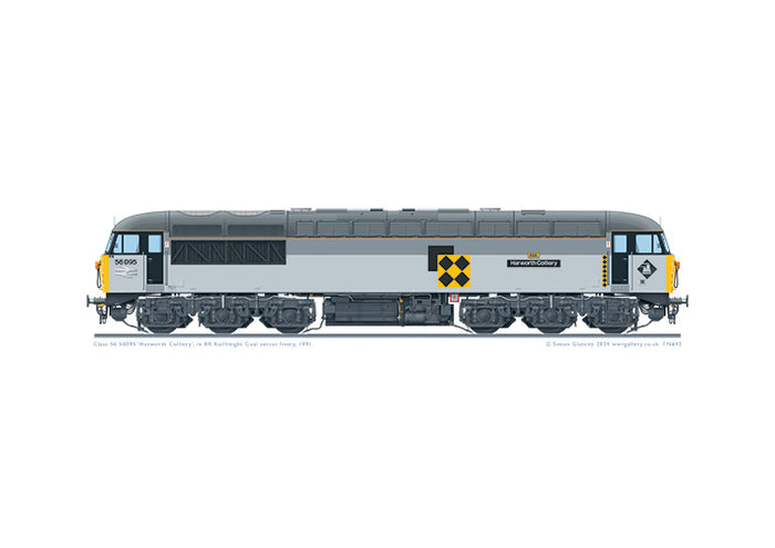 Class 56 56095 'Harworth Colliery'