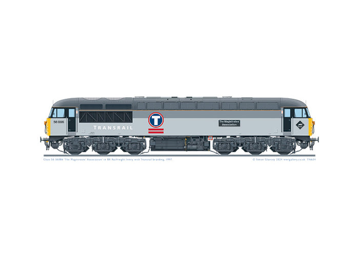 Class 56 56086 'The Magistrates' Association'