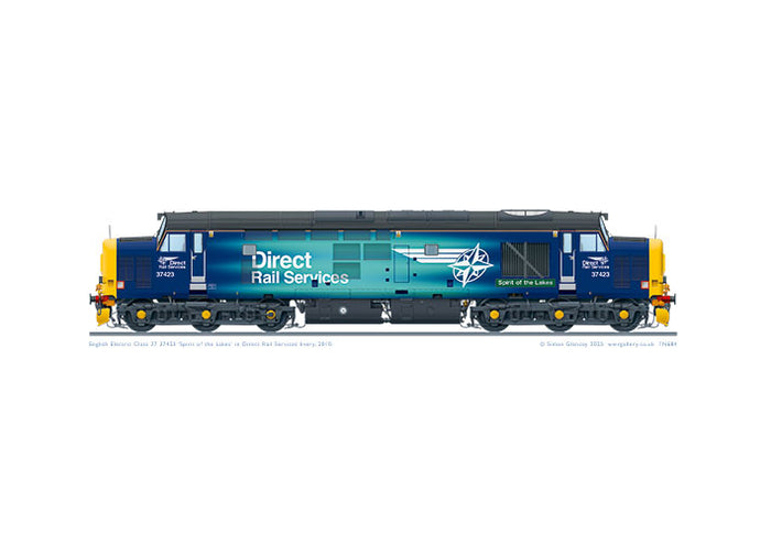 Class 37 37423 DRS 'Spirit of the Lakes'