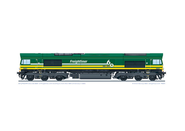 Class 66 66601 Freightliner 60