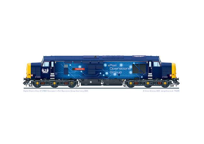 Class 37 37800 'Cassiopeia'