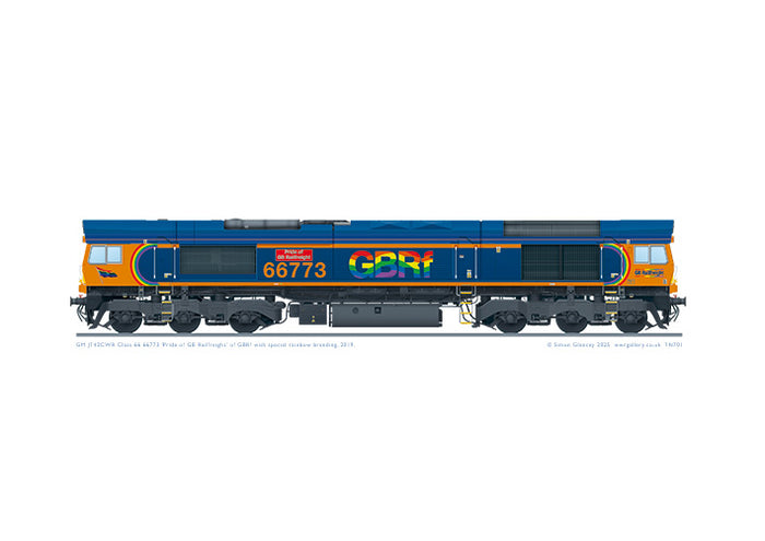 Class 66 66773 GBRf 'Pride of GB Railfreight'