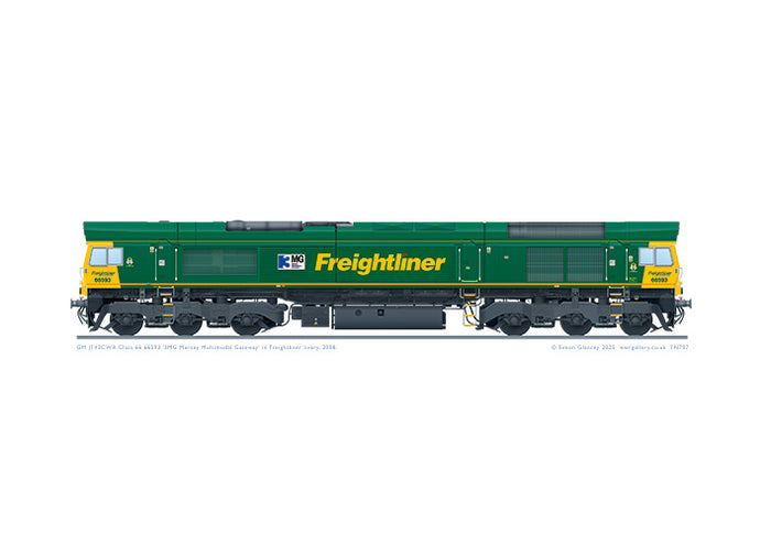 Class 66 66593 Freightliner '3MG Mersey Multimodal Gateway'