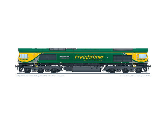 Class 66 66528 Freightliner 'Madge Elliot MBE'