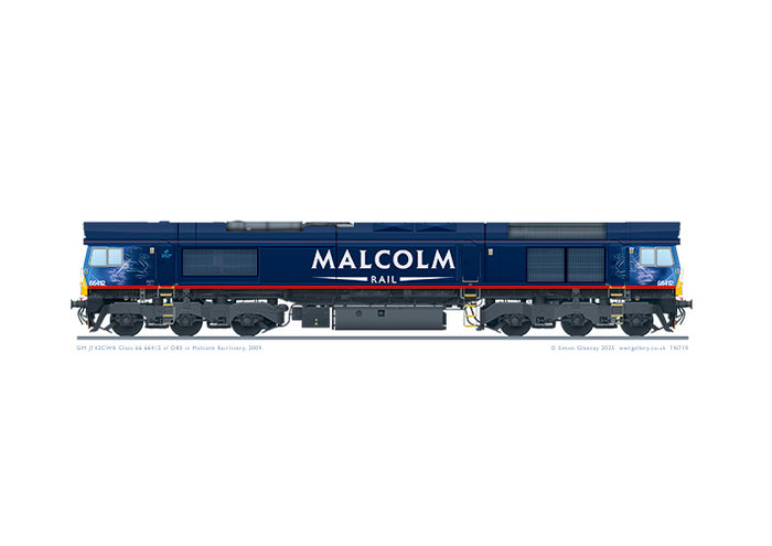 Class 66 66412 DRS Malcolm Rail