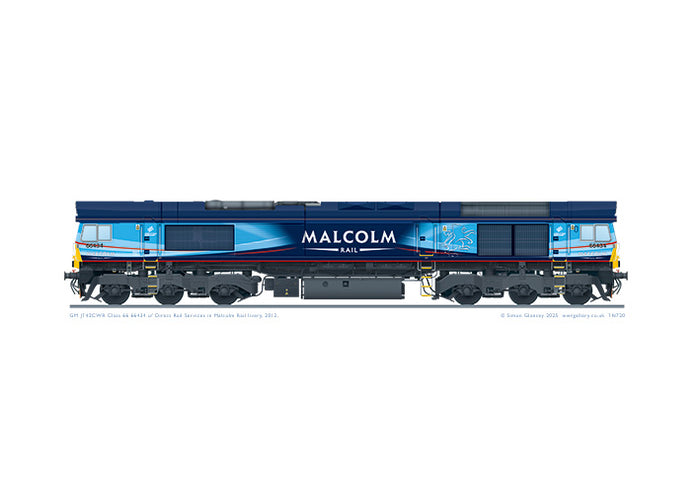 Class 66 66434 DRS Malcolm Rail