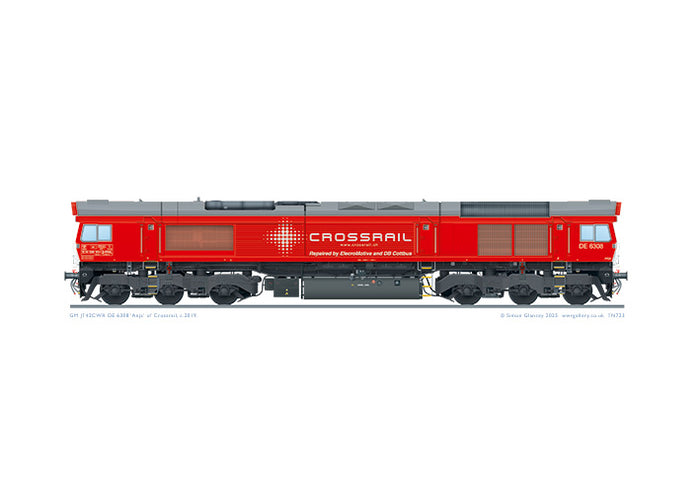 Class 66 DE 6308 Crossrail 'Anja'
