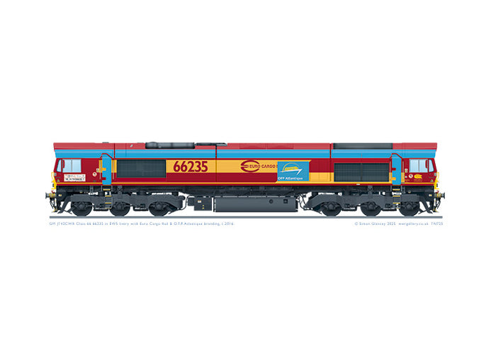 Class 66 66235 EWS OFP Atlantique