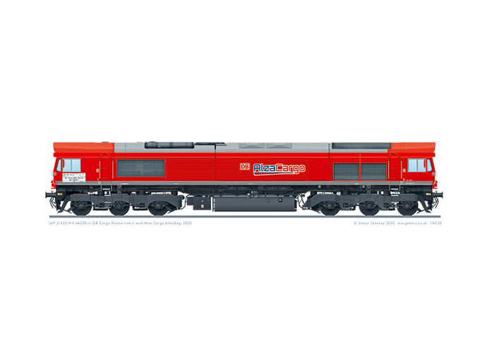 Class 66 66220 DB Cargo Polska - Alza Cargo