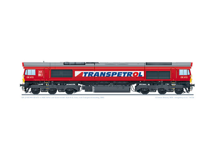 Class 66 DE 672 HGK Transpetrol