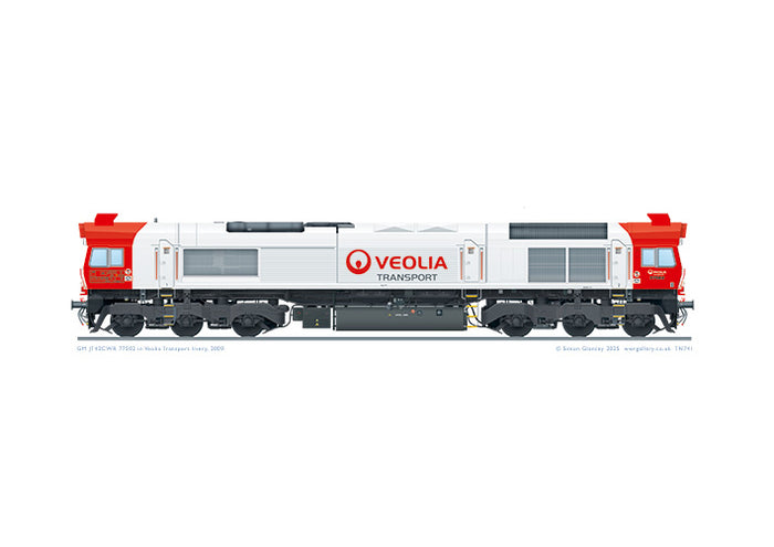 Class 66 77502 Veolia Transport