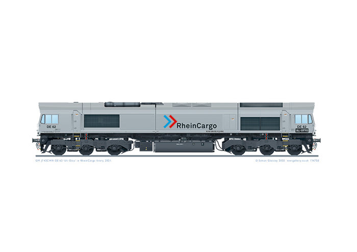 Class 66 DE 62 'Uli Otto' RheinCargo