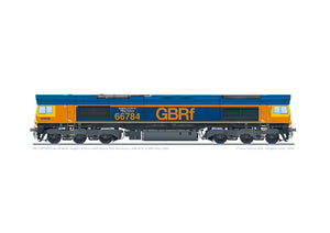 Class 66 66784 GBRf 'Keighley & Worth Valley Railway 50th Anniversary 1968-2018'