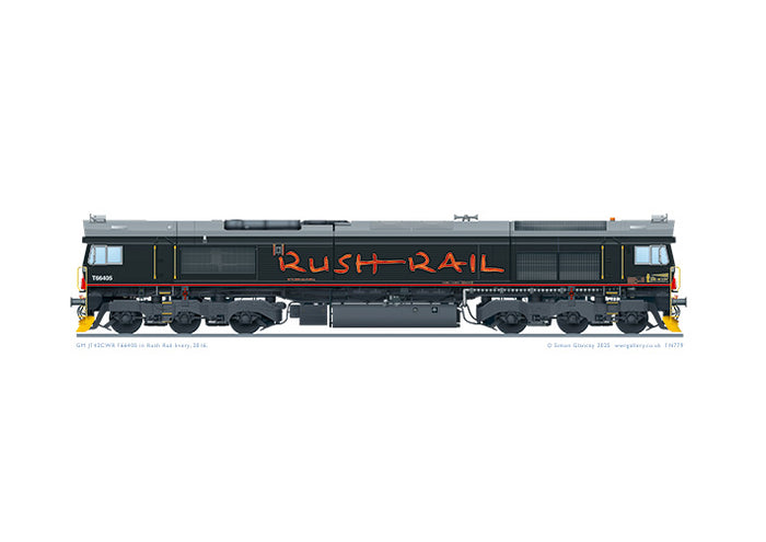 Class 66 T66405 Rush Rail