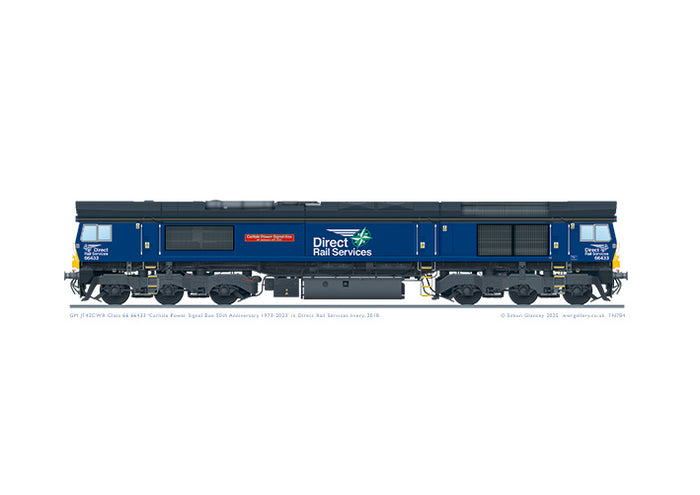 Class 66 66433 DRS ‘Carlisle Power Signal Box 50th Anniversary 1973-2023’