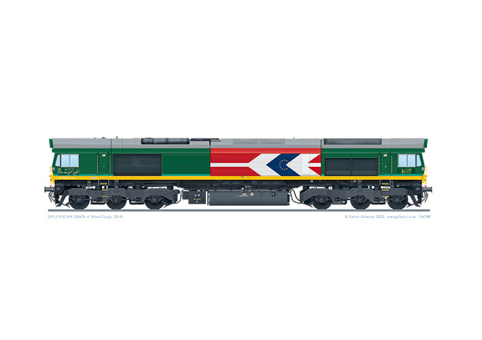 Class 66 DE 676 RheinCargo