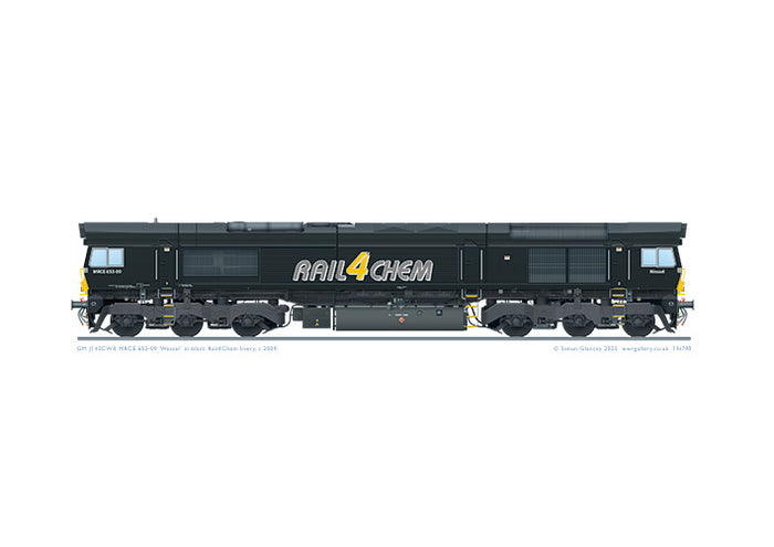 Class 66 MRCE 653-09 'Wessel' Rail4Chem
