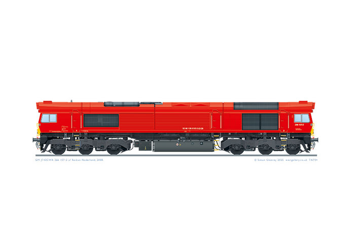 Class 66 266 107-2 Railion Nederland