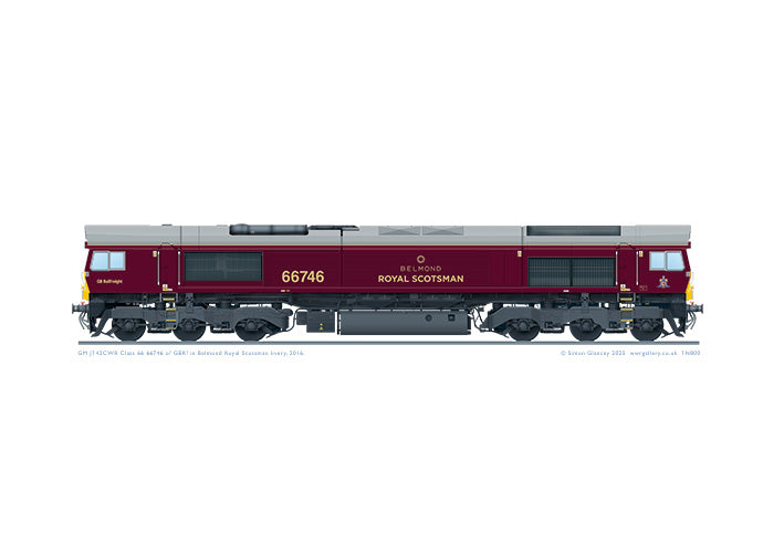 Class 66 66746 Belmond Royal Scotsman – WWR Gallery