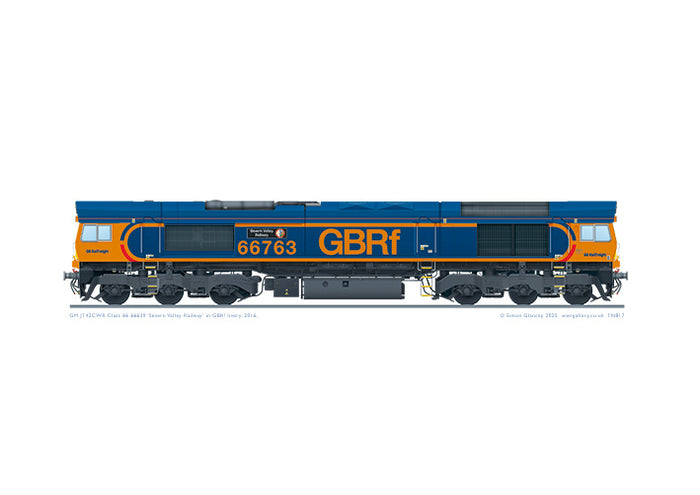 Class 66 66763 GBRf 'Severn Valley Railway'