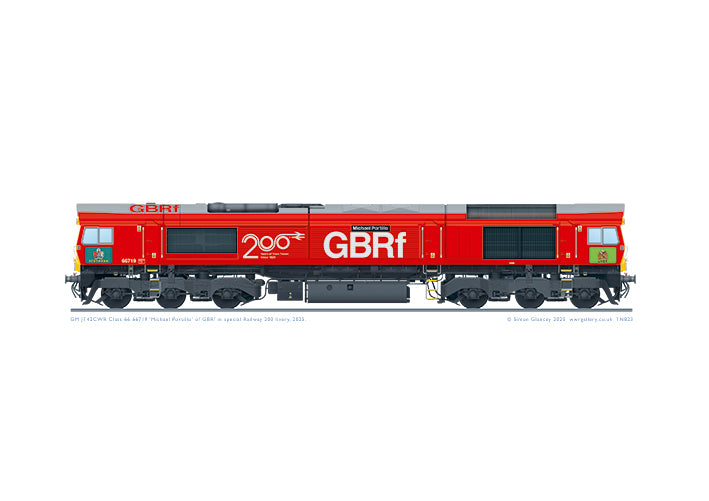 Class 66 66719 'Michael Portillo' GBRf Railway 200 – WWR Gallery